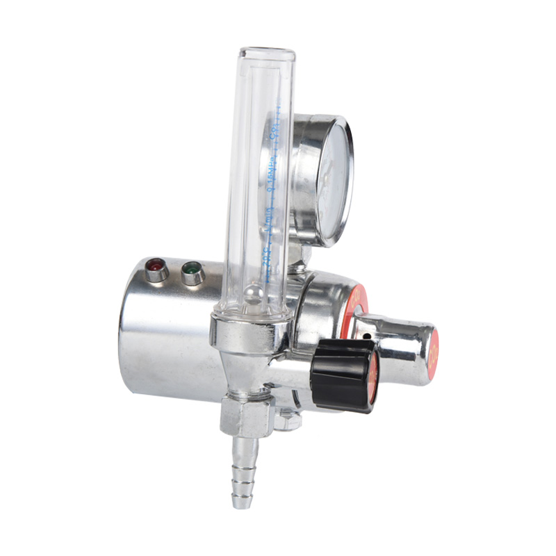 Uppvärmd typ koldioxid CO2-regulator Full mässing gasregulator med justerbart tryck