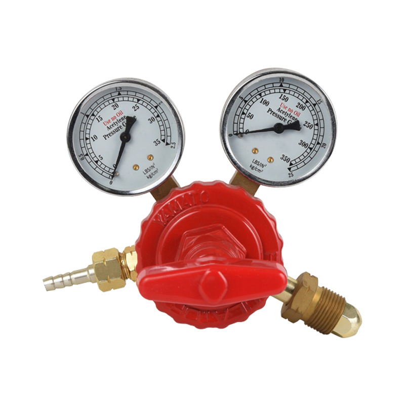 Japansk version Acetylen industriell regulator med kroppsmaterial justerbart